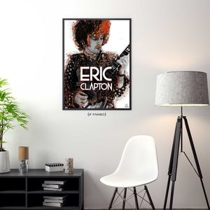 Eric Clapton Poster Retro Music Art Print (18x24)